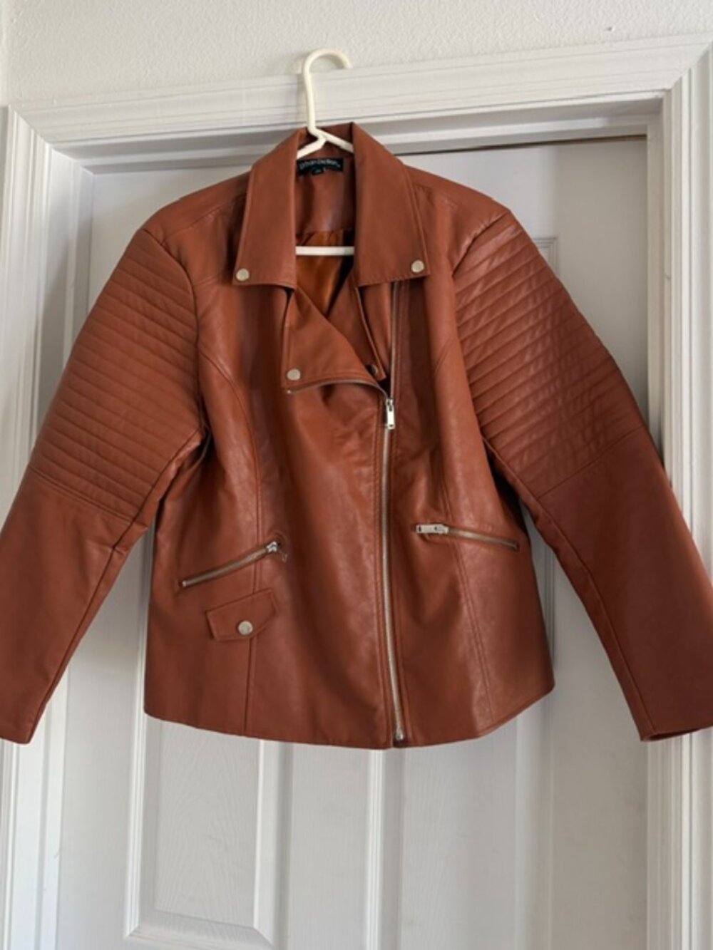 Urban Diction Women Faux Leather Moto Jacket